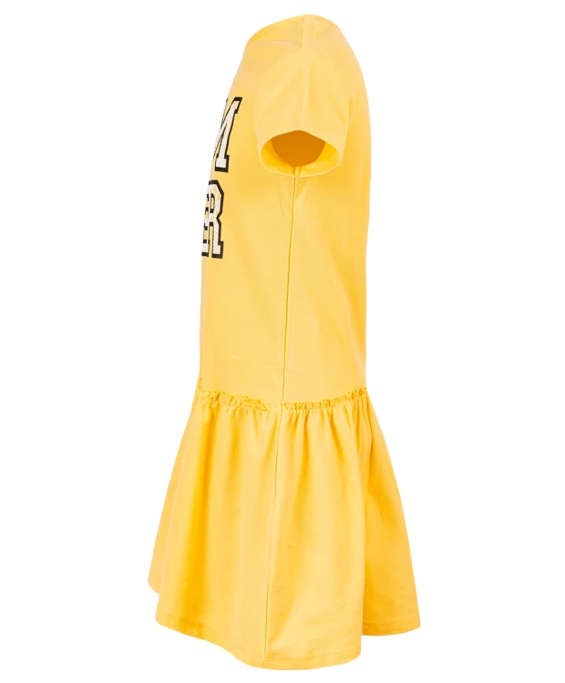 Желтое платье с принтом Button Blue (158), размер 158, цвет желтый Желтое платье с принтом Button Blue (158) - фото 2