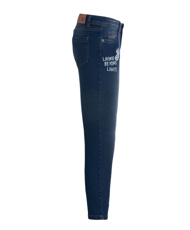 фото Синие джинсы button blue (128)