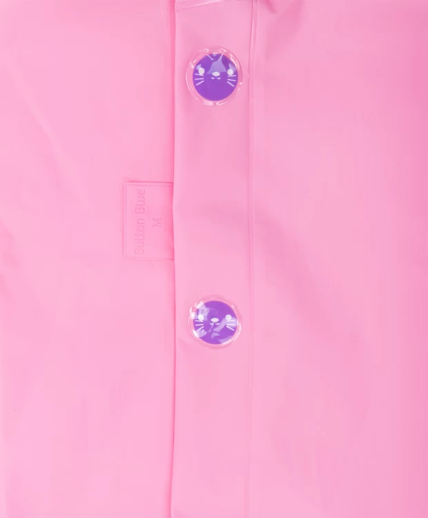 Комплект дождевик и резиновые сапоги Котик Button Blue (29), размер 29, цвет розовый Комплект дождевик и резиновые сапоги Котик Button Blue (29) - фото 18