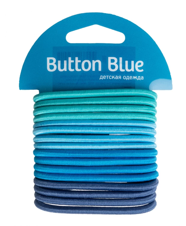 фото Комплект резинок, 16 шт. button blue (без размера)