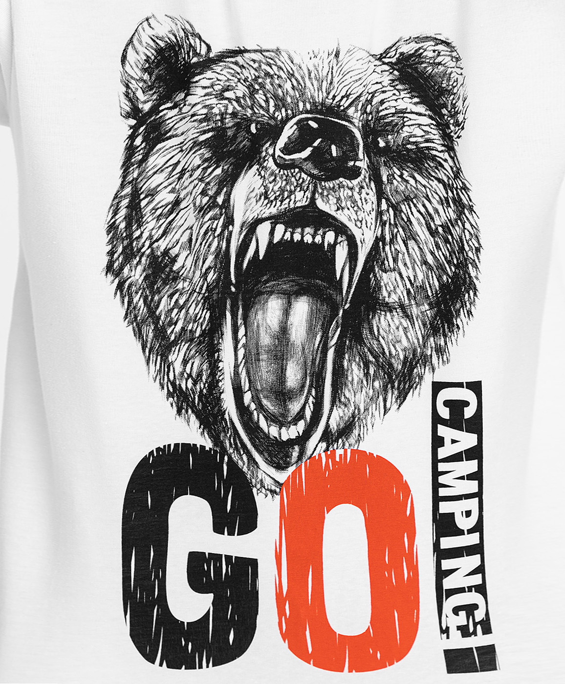 фото Белая футболка с принтом button blue