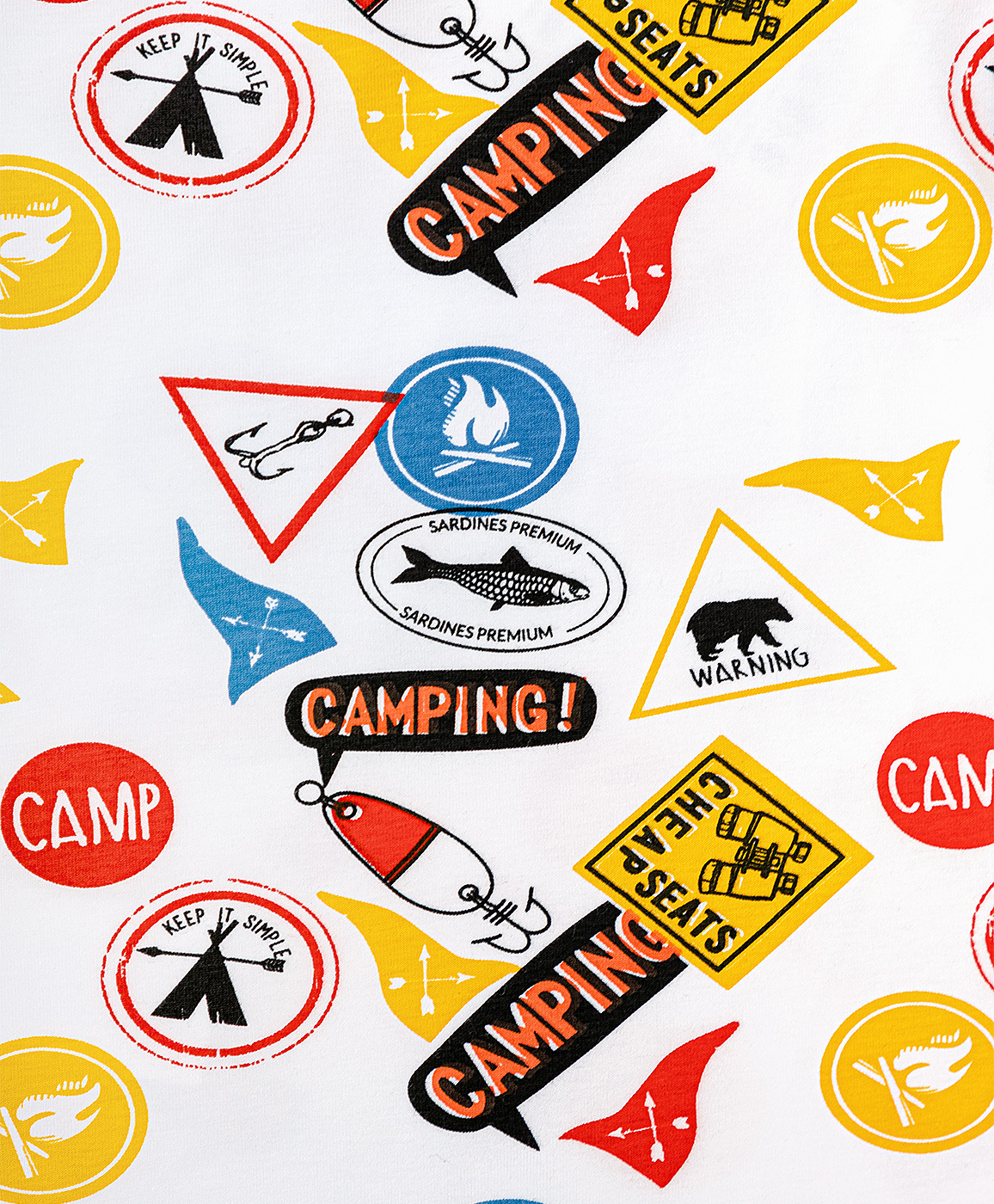 фото Футболка с коротким рукавом button blue