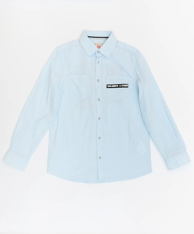 фото Рубашка с принтом button blue (110)