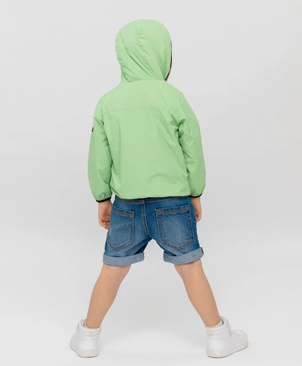 фото Салатовая ветровка button blue (122)