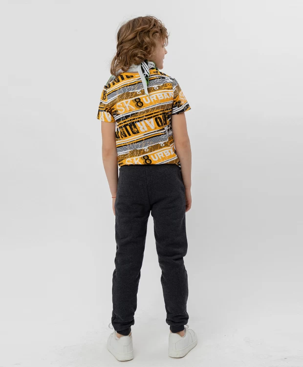 фото Темно-серые брюки button blue (116)