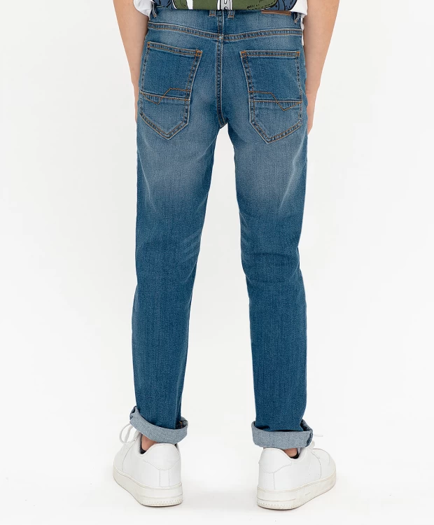 фото Синие джинсы regular fit button blue (158)