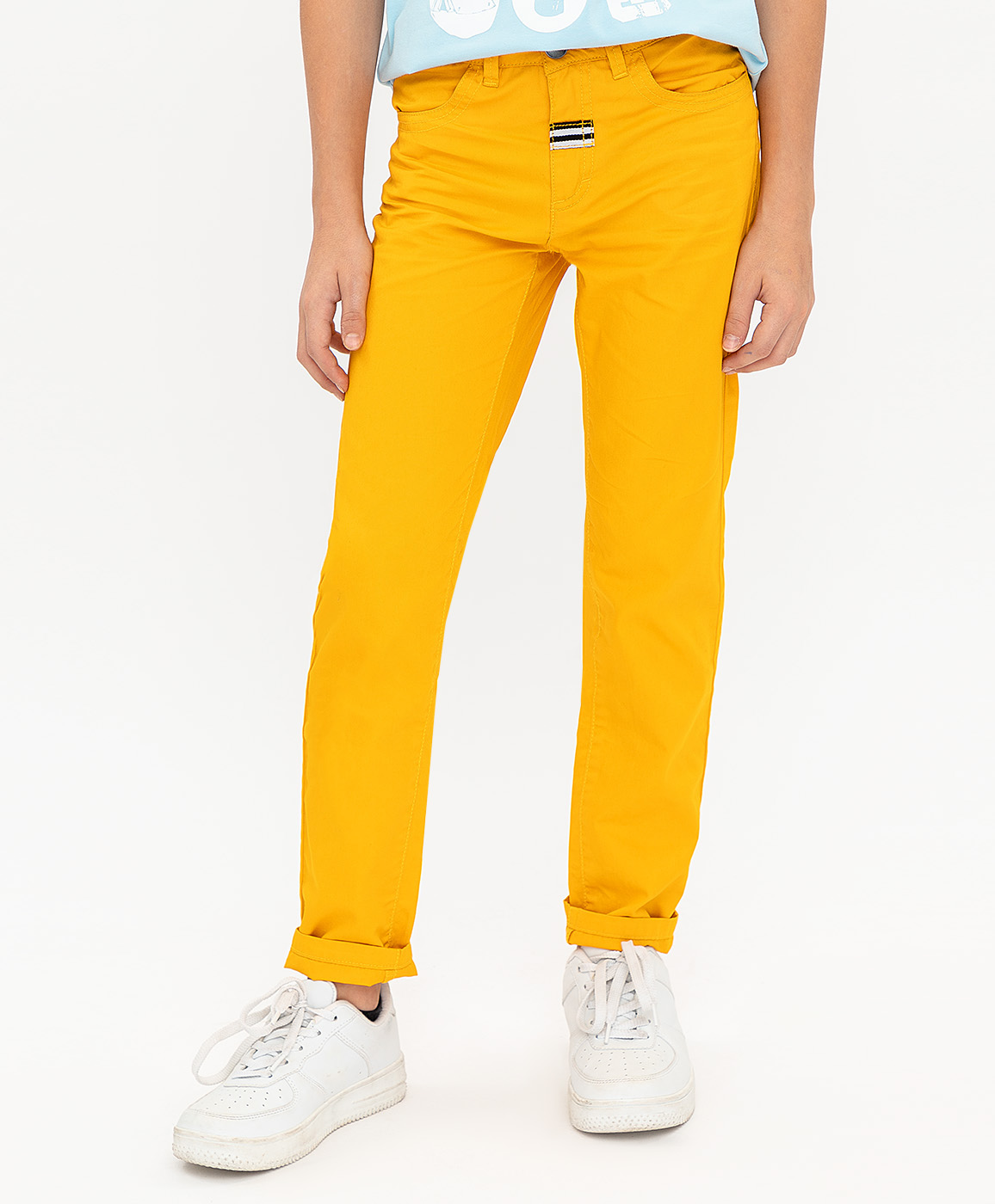 Желтые брюки Button Blue 120BBBC63082700, размер 104, цвет желтый - фото 2