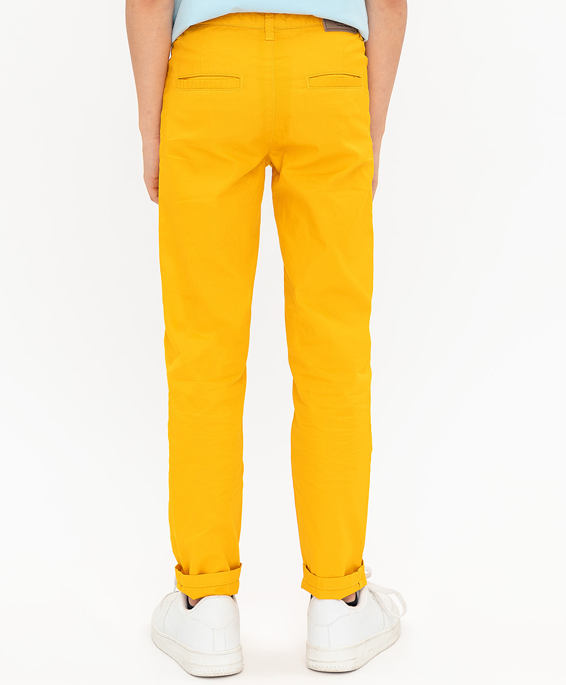 Желтые брюки Button Blue 120BBBC63082700, размер 104, цвет желтый - фото 5