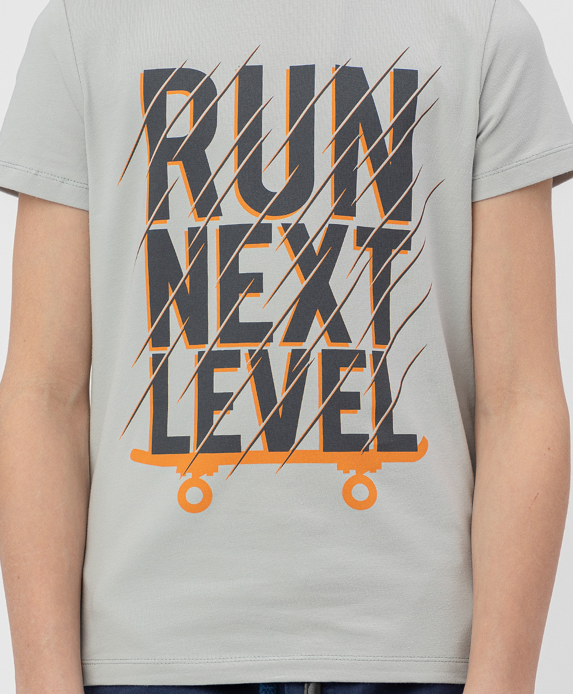 фото Футболка с принтом button blue