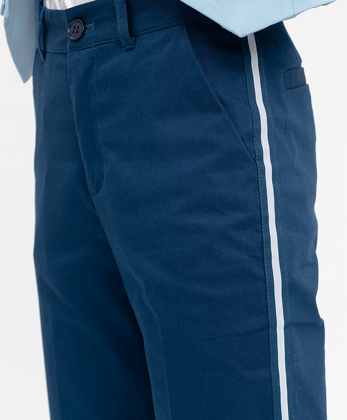 Синие нарядные брюки Button Blue 120BBBP63011000, размер 98, цвет синий - фото 5