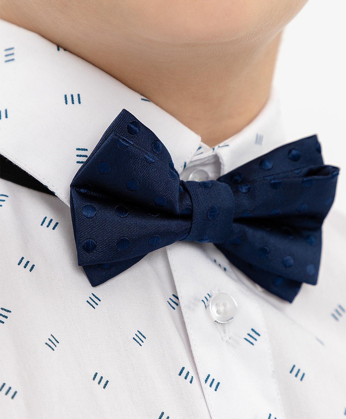 Голубой галстук-бабочка Button Blue 120BBBP86011000, размер Без размера - фото 3