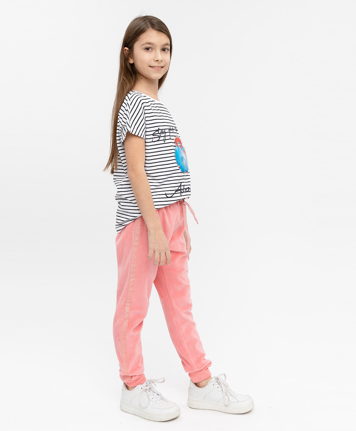 фото Футболка в полоску button blue