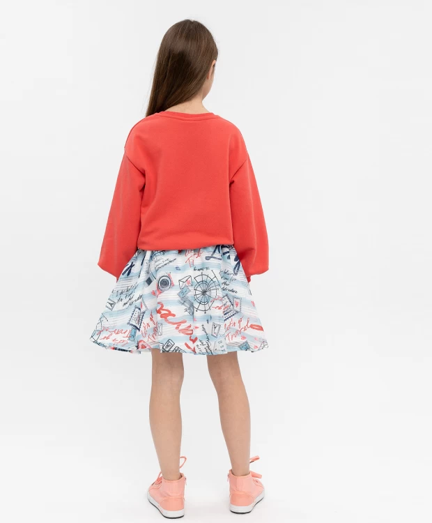 фото Толстовка с принтом button blue (116)