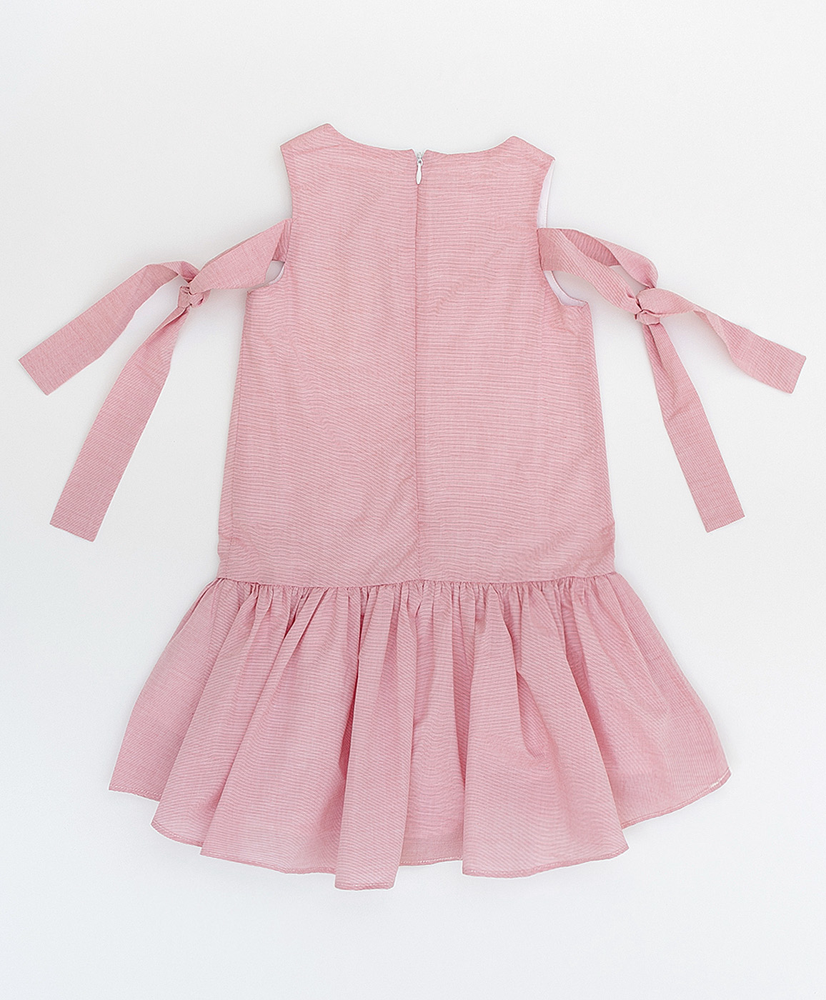 Хлопковое платье Button Blue 120BBGC25023505, размер 140, цвет розовый - фото 2