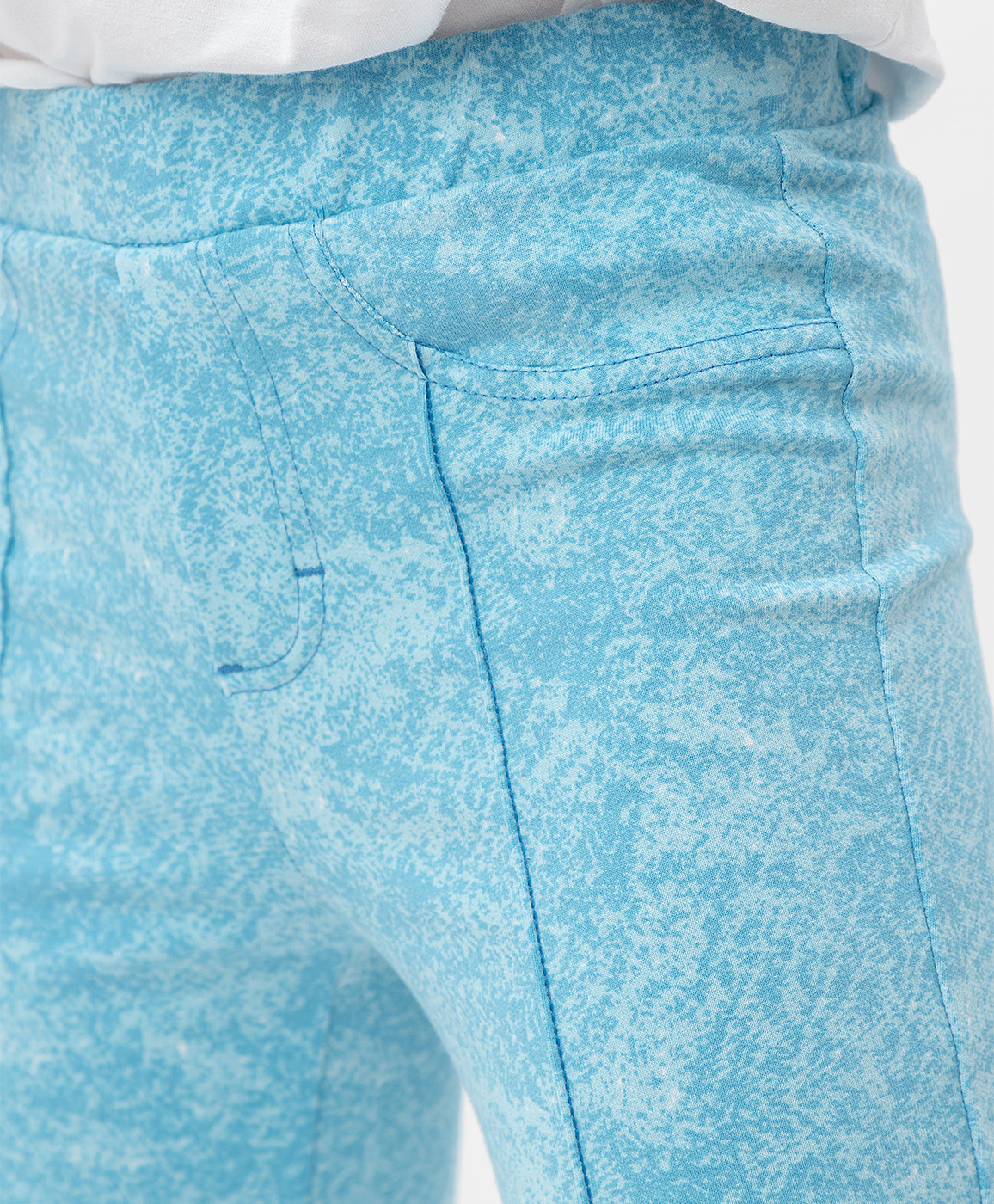 Голубые брюки Button Blue 120BBGC56051800, размер 104, цвет голубой - фото 5