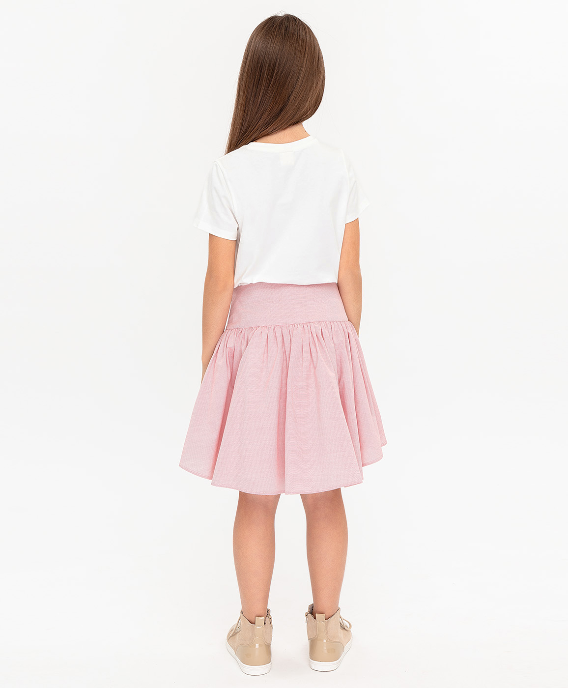 Розовая юбка Button Blue 120BBGC61023505, размер 152, цвет розовый - фото 3