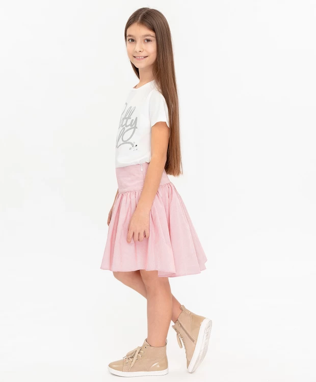 фото Розовая юбка button blue (152)