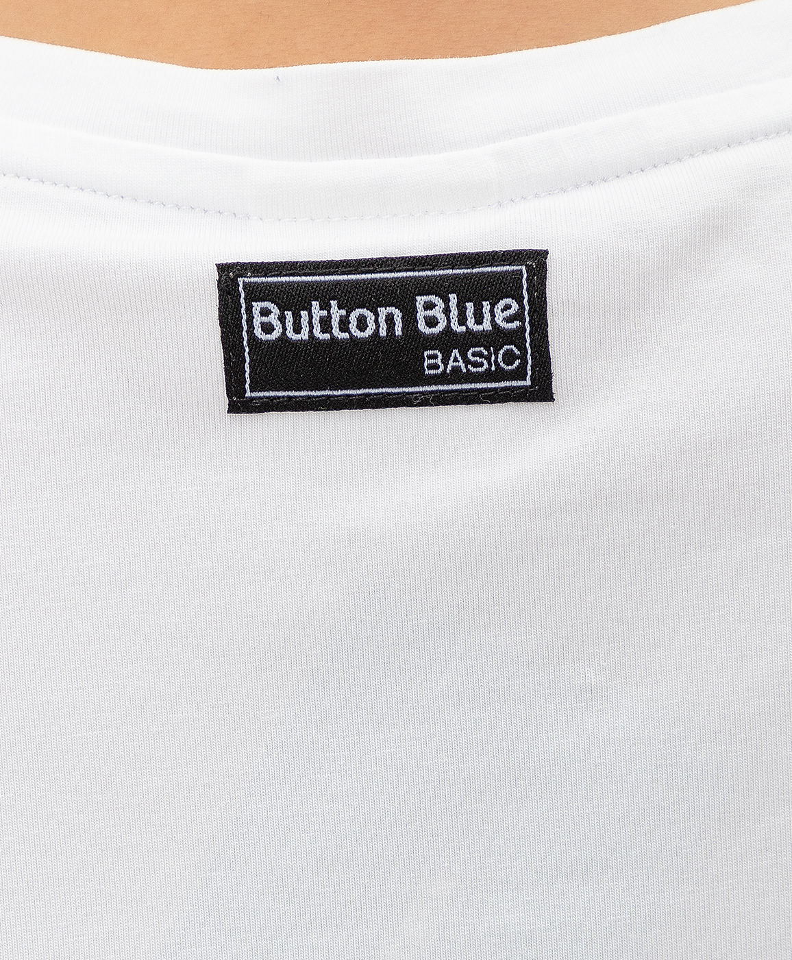 Белая футболка Button Blue 121BBBB12010200, размер 134, цвет белый - фото 3