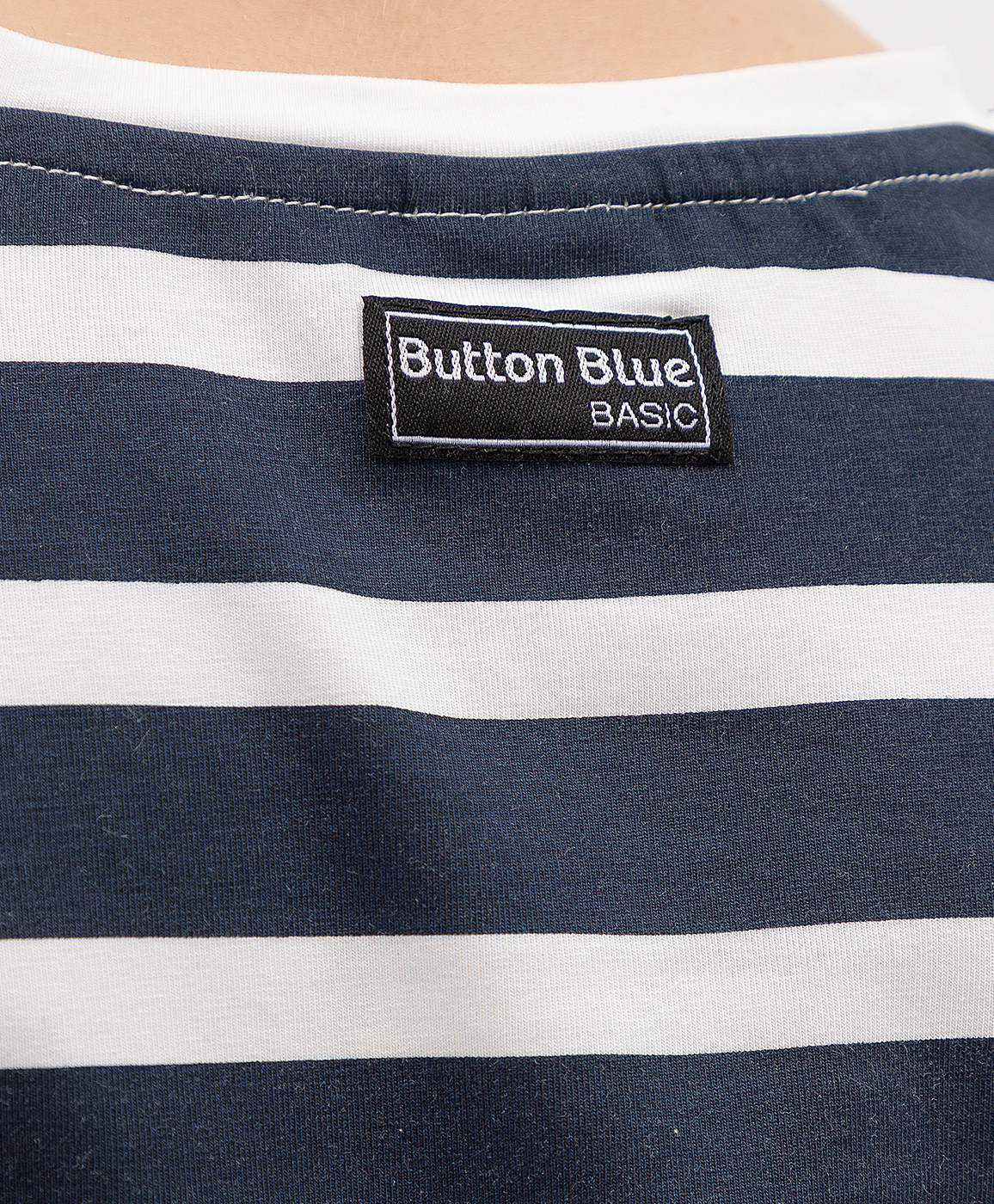 Синяя футболка Button Blue 121BBBB12011005, размер 158, цвет синий - фото 3
