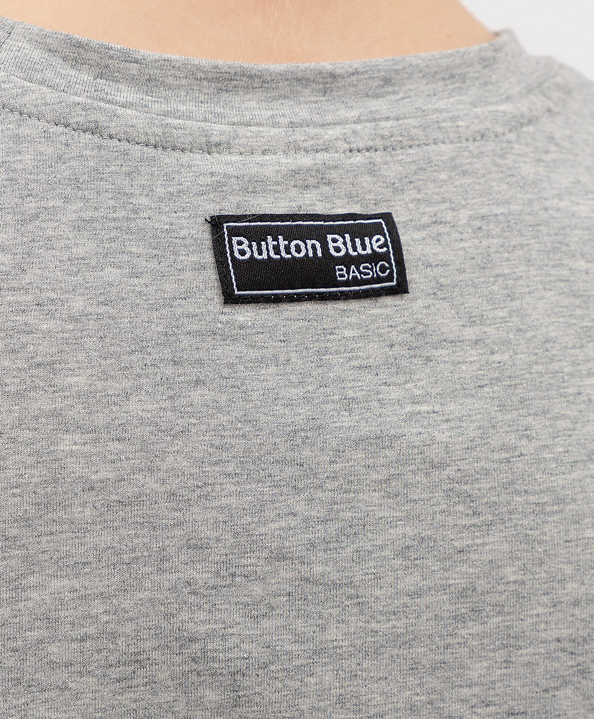 Серая футболка Button Blue 121BBBB12011900, размер 152, цвет серый - фото 3