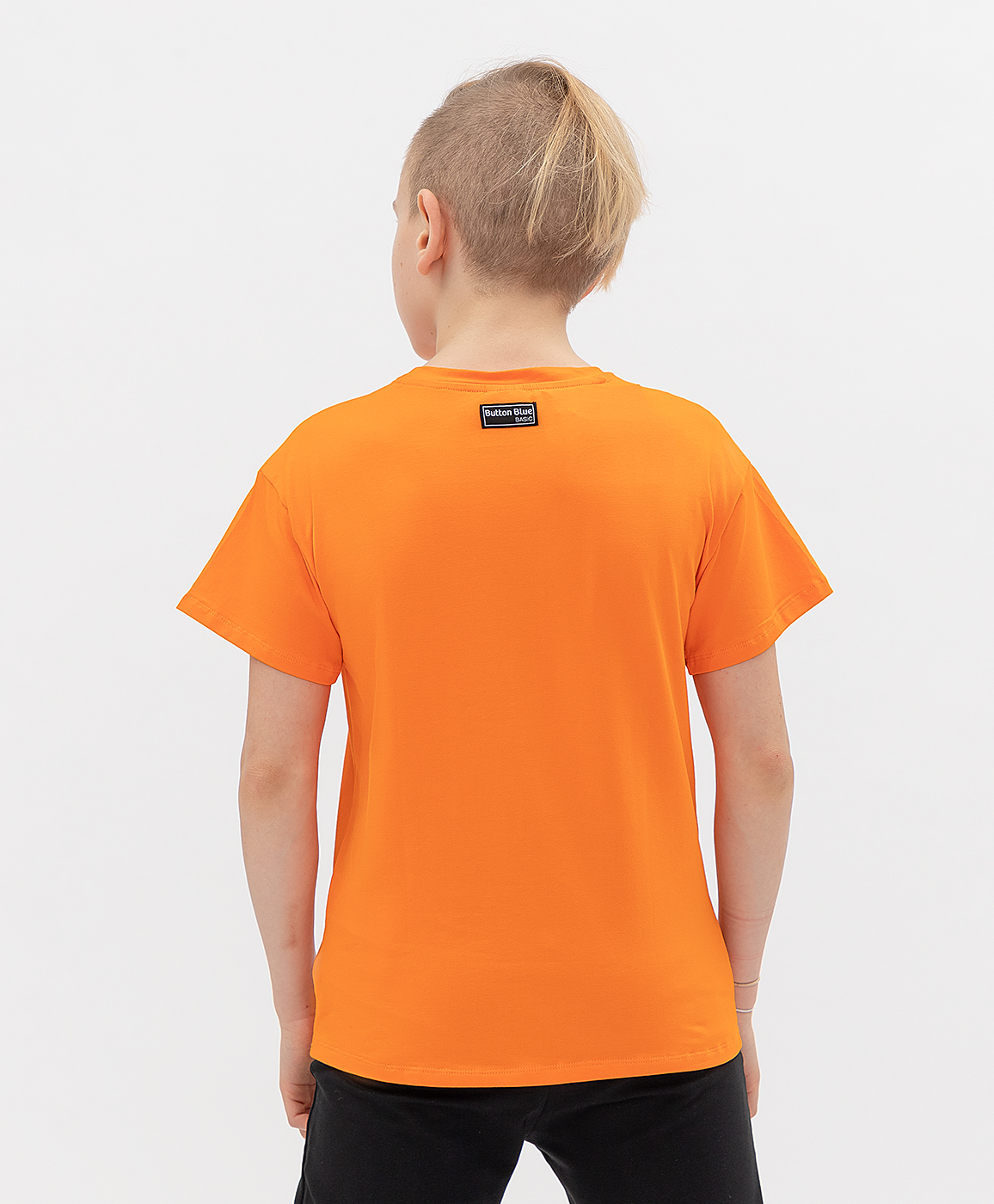 Оранжевая футболка Button Blue 121BBBB12013200, размер 110, цвет оранжевый - фото 2