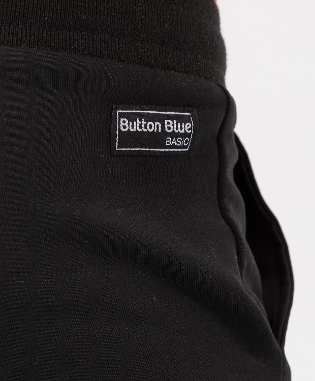 Черные брюки Button Blue