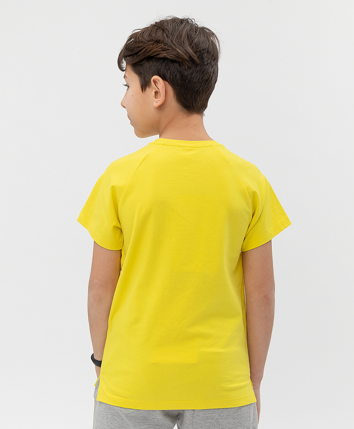 Желтая футболка Button Blue 121BBBJC12122700, размер 140, цвет желтый - фото 2