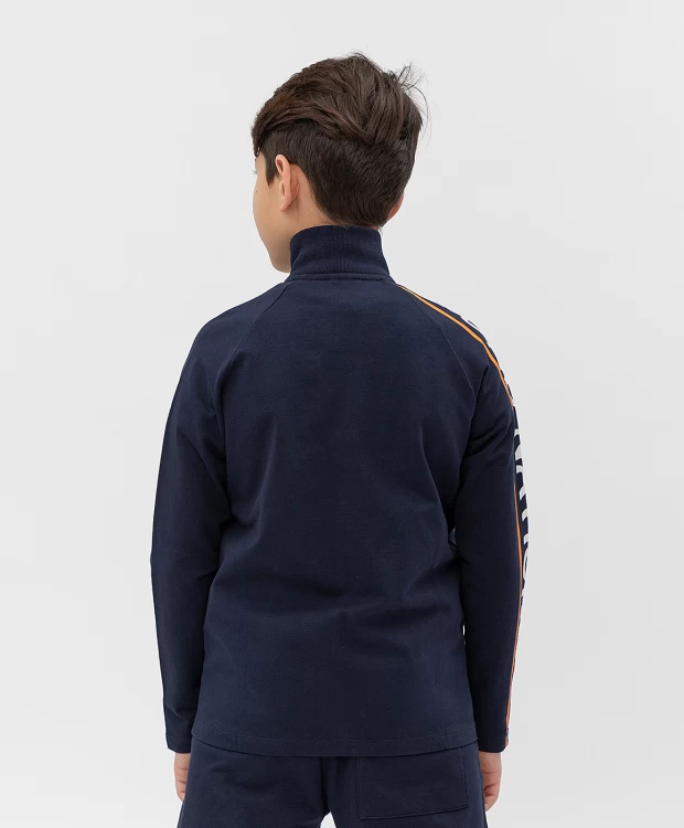 фото Синяя толстовка button blue (140)