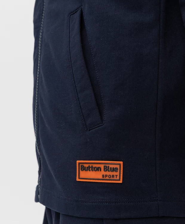 фото Синяя толстовка button blue (140)