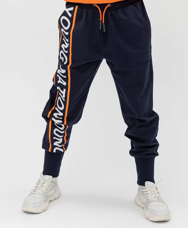 фото Синие брюки button blue (140)