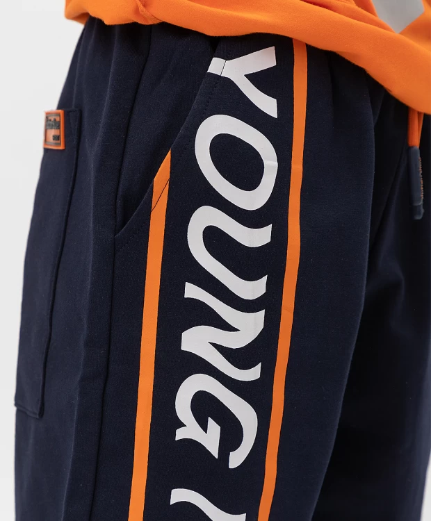 фото Синие брюки button blue (140)