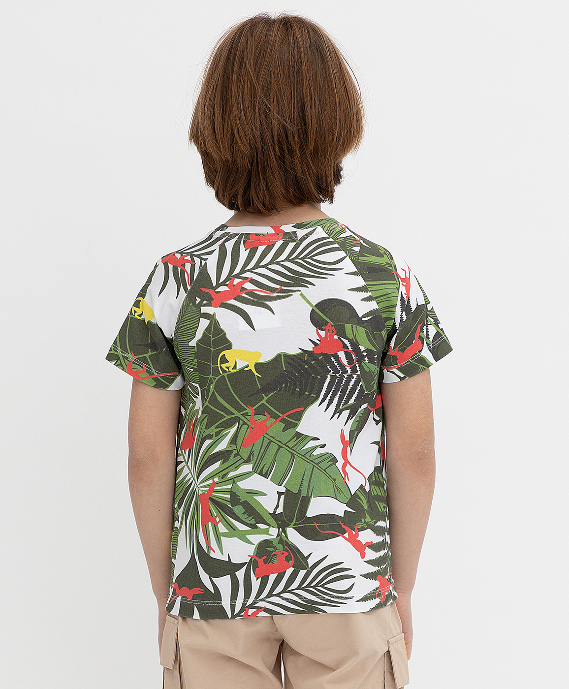 фото Зеленая футболка button blue