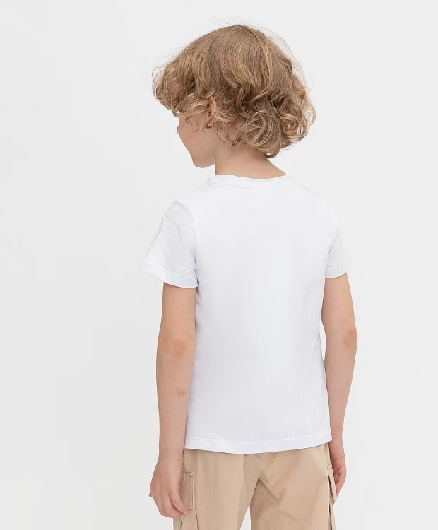 фото Белая футболка button blue (104)