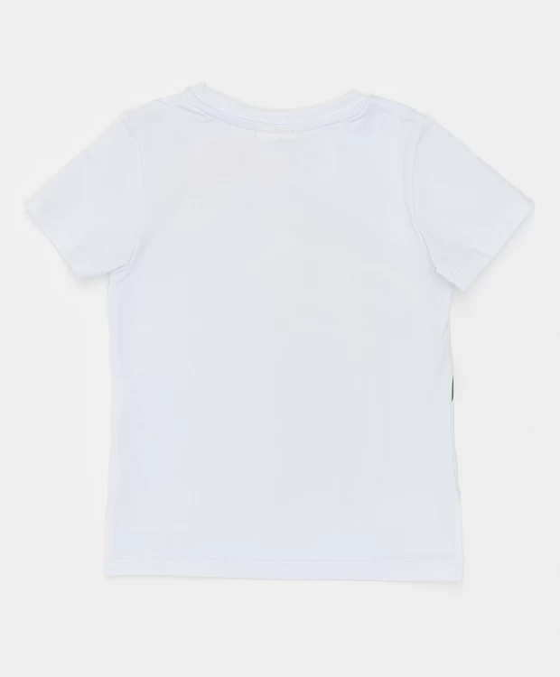 фото Белая футболка button blue (104)