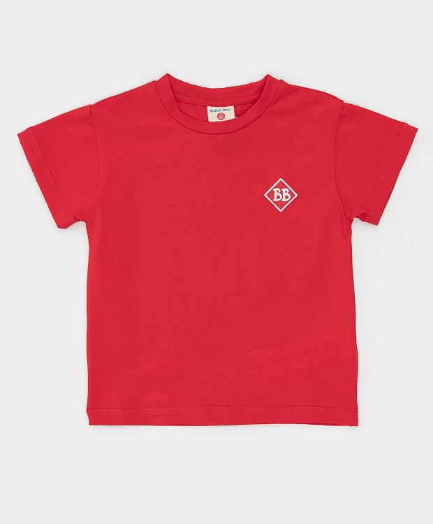 фото Красная футболка button blue (128)