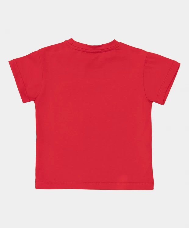 фото Красная футболка button blue (128)