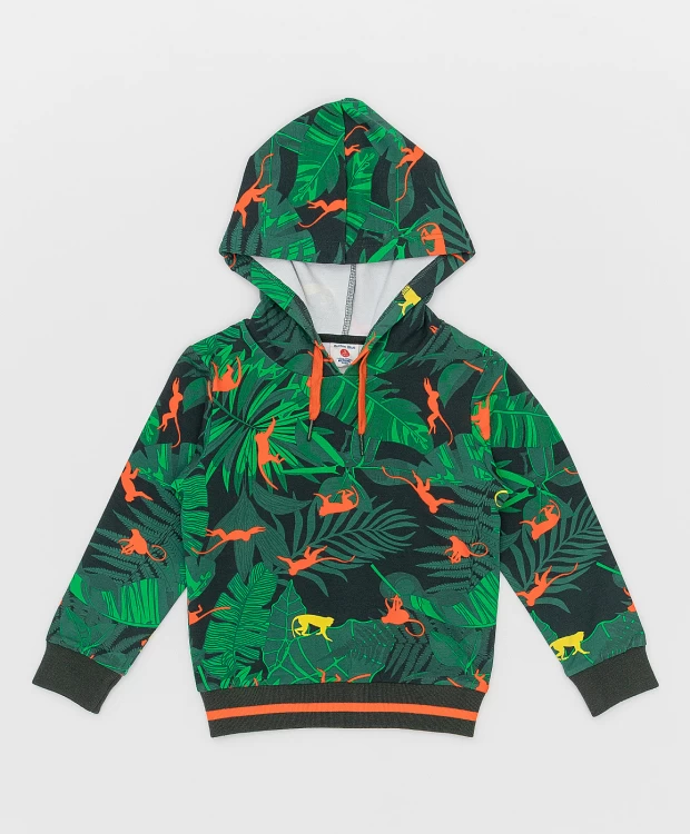 фото Зеленое худи button blue (98)