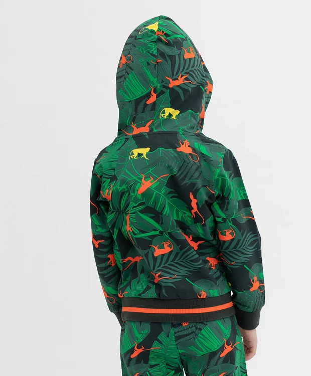 фото Зеленое худи button blue (98)