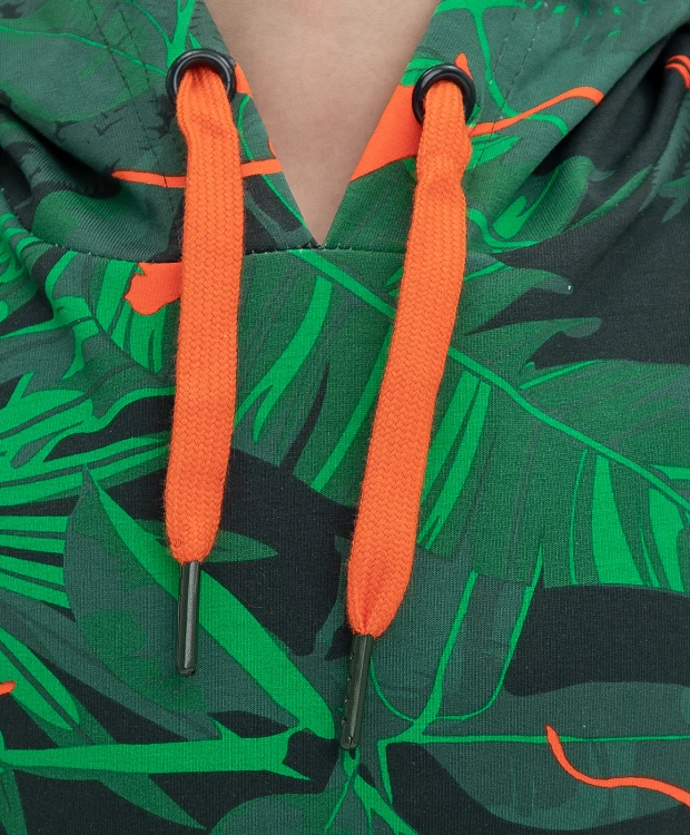 фото Зеленое худи button blue (98)