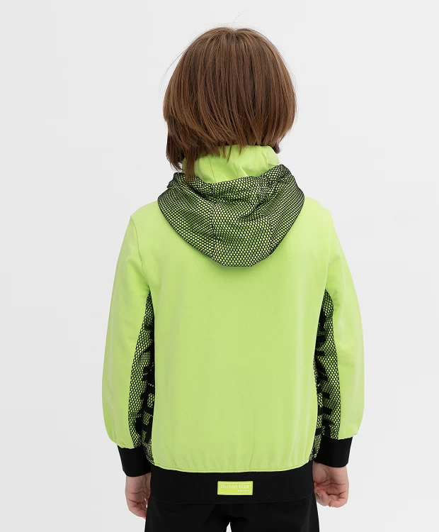 фото Салатовая толстовка button blue (104)