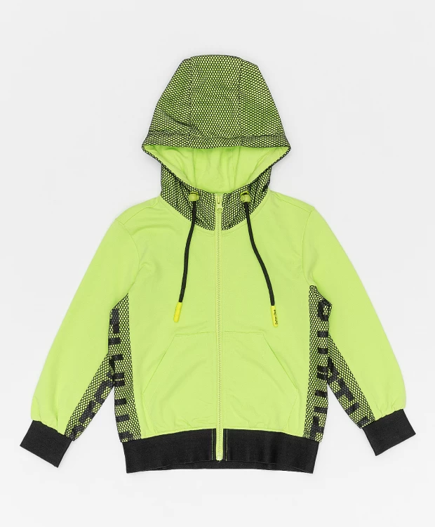 фото Салатовая толстовка button blue (104)