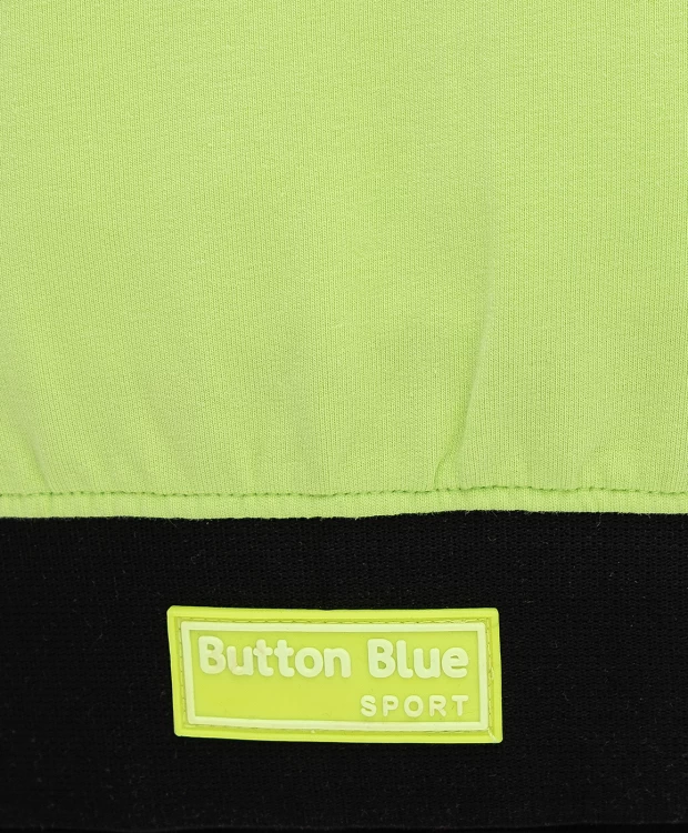 фото Салатовая толстовка button blue (104)