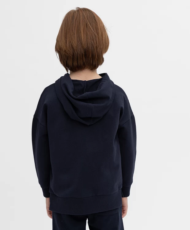 фото Синий худи button blue (98)