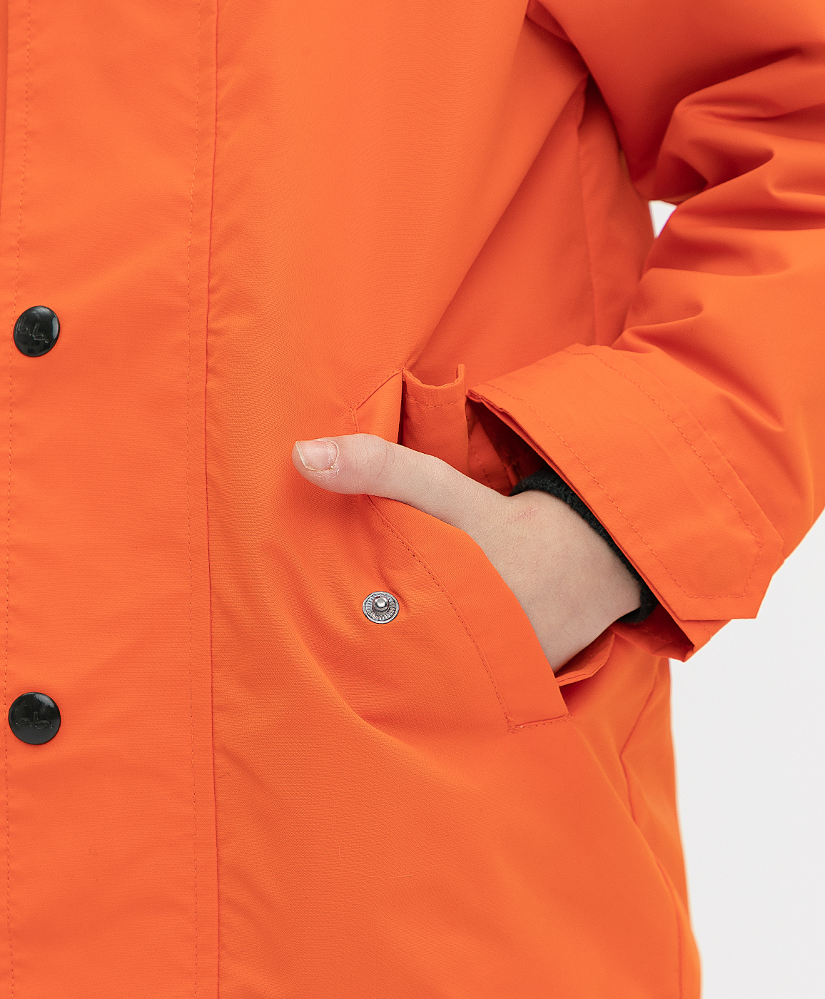 Оранжевая ветровка Button Blue 121BBBMC40023200, размер 110, цвет оранжевый - фото 4
