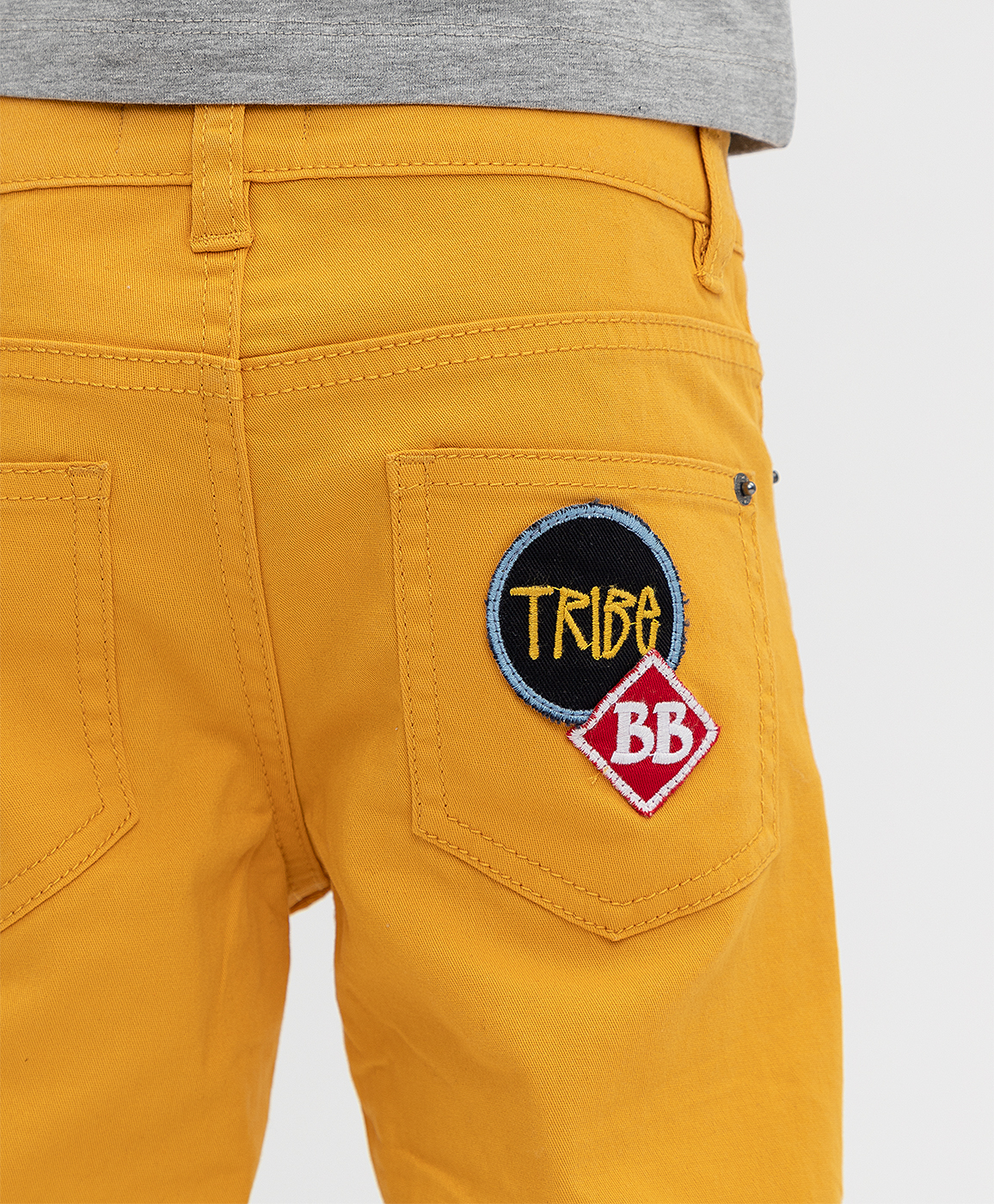 Оранжевые брюки Button Blue 121BBBMC63123200, размер 122, цвет оранжевый regular fit / прямые - фото 3