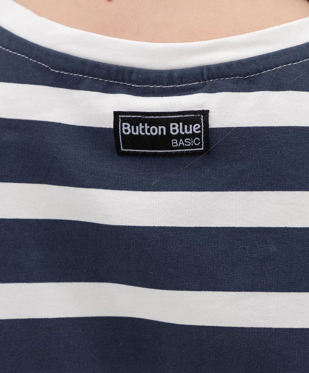 фото Черная футболка button blue (98)