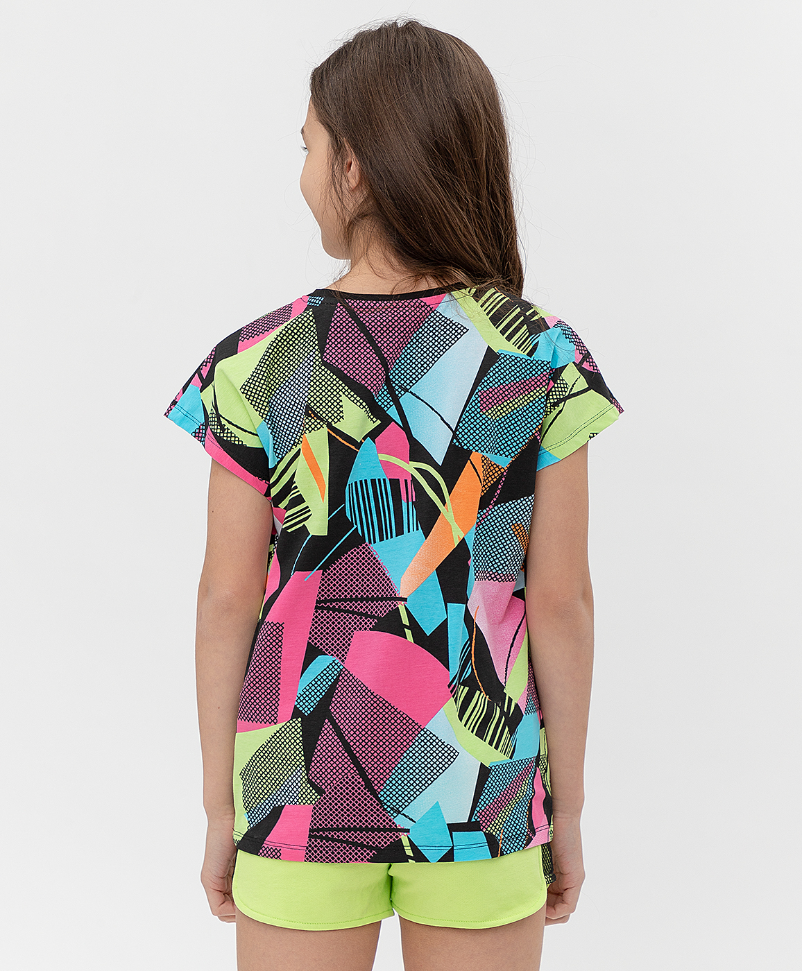 фото Розовая футболка button blue