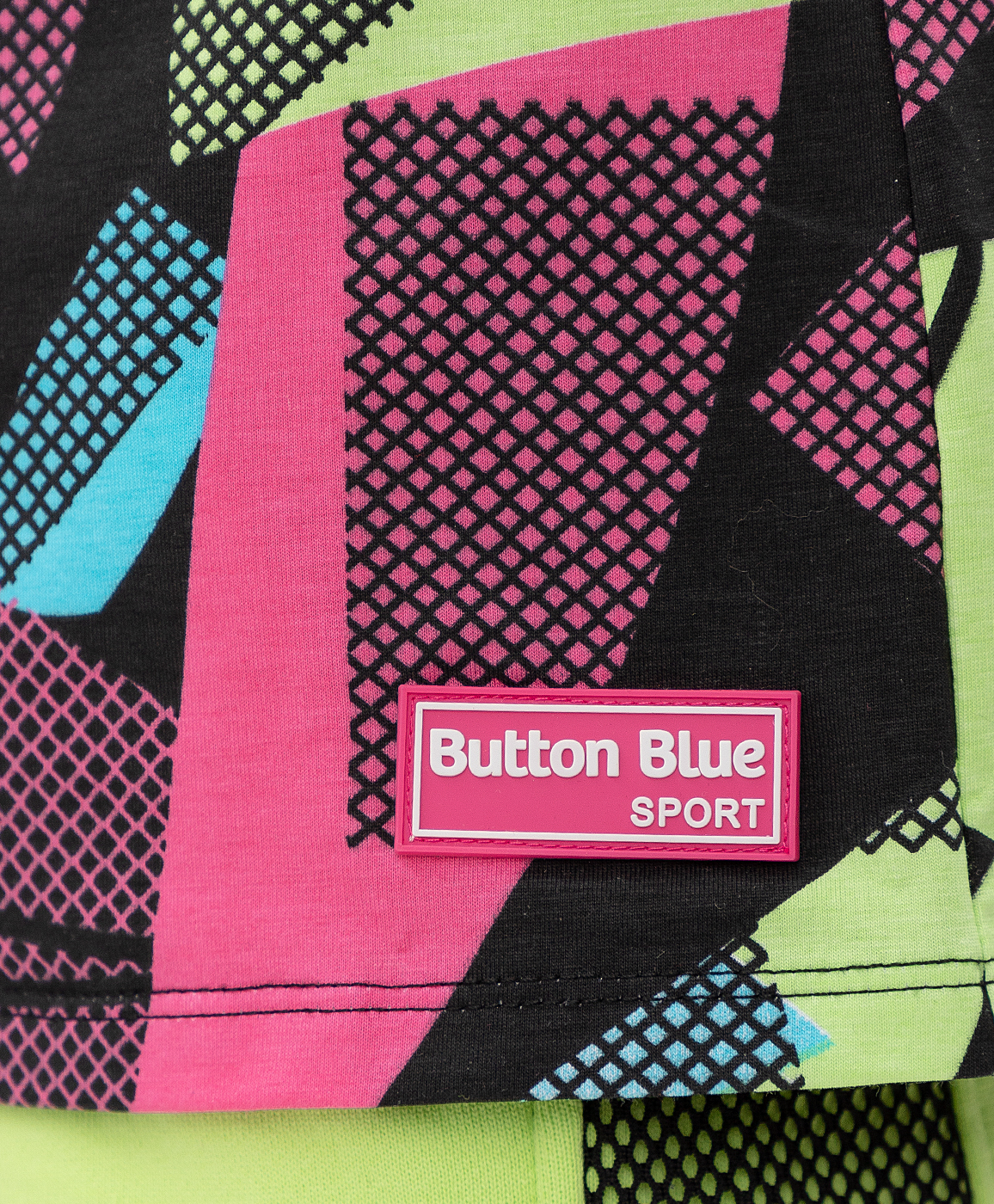 фото Розовая футболка button blue