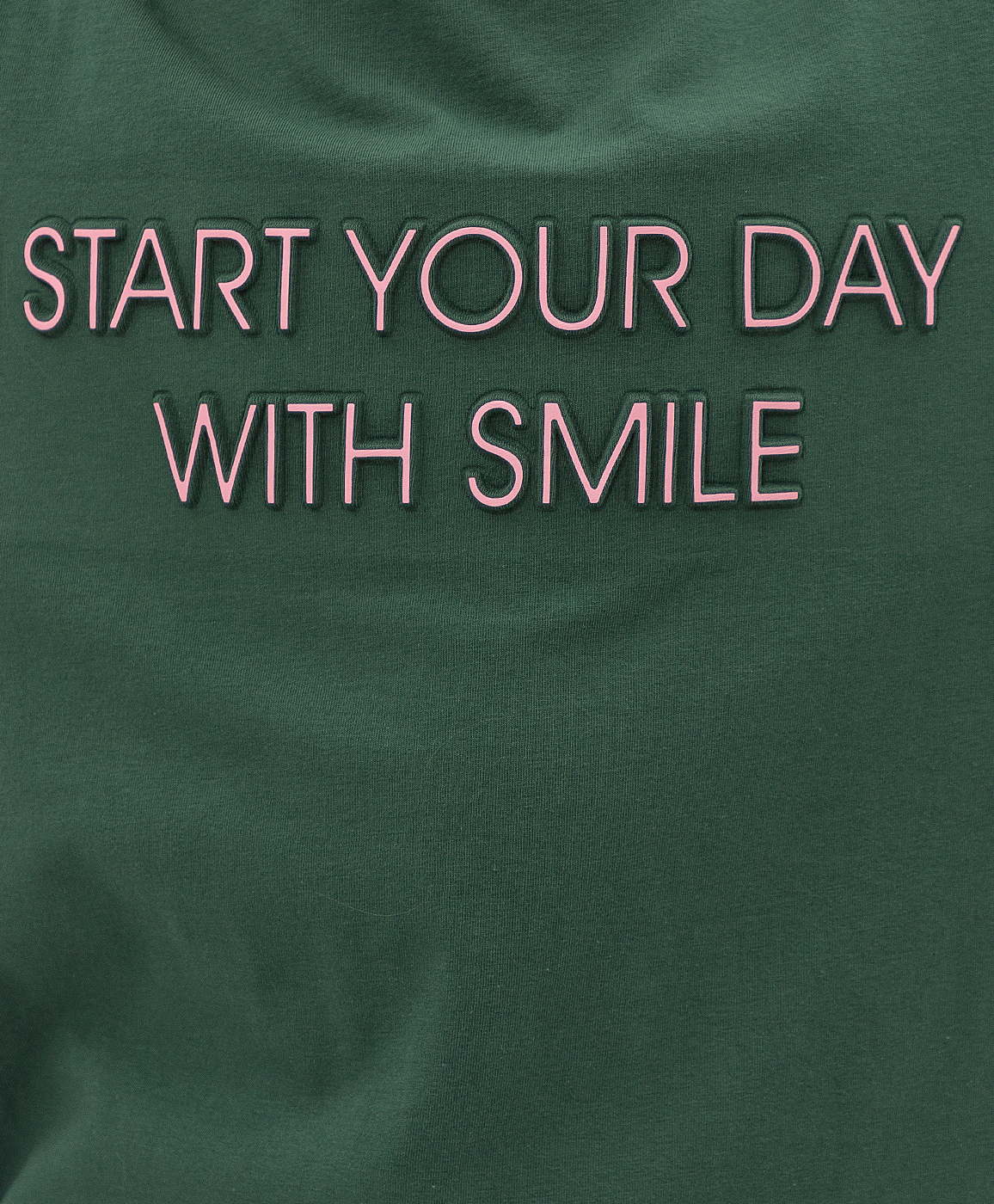 фото Зеленая футболка button blue