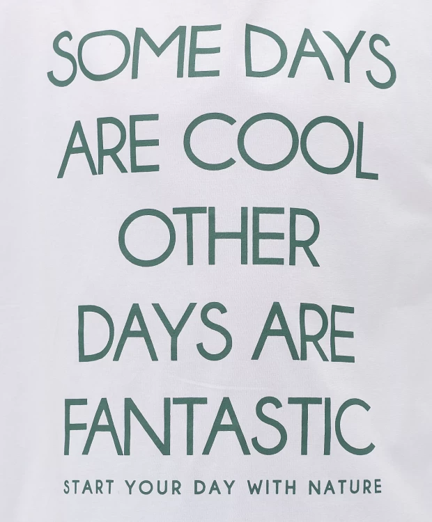 фото Белая футболка с принтом button blue (146)